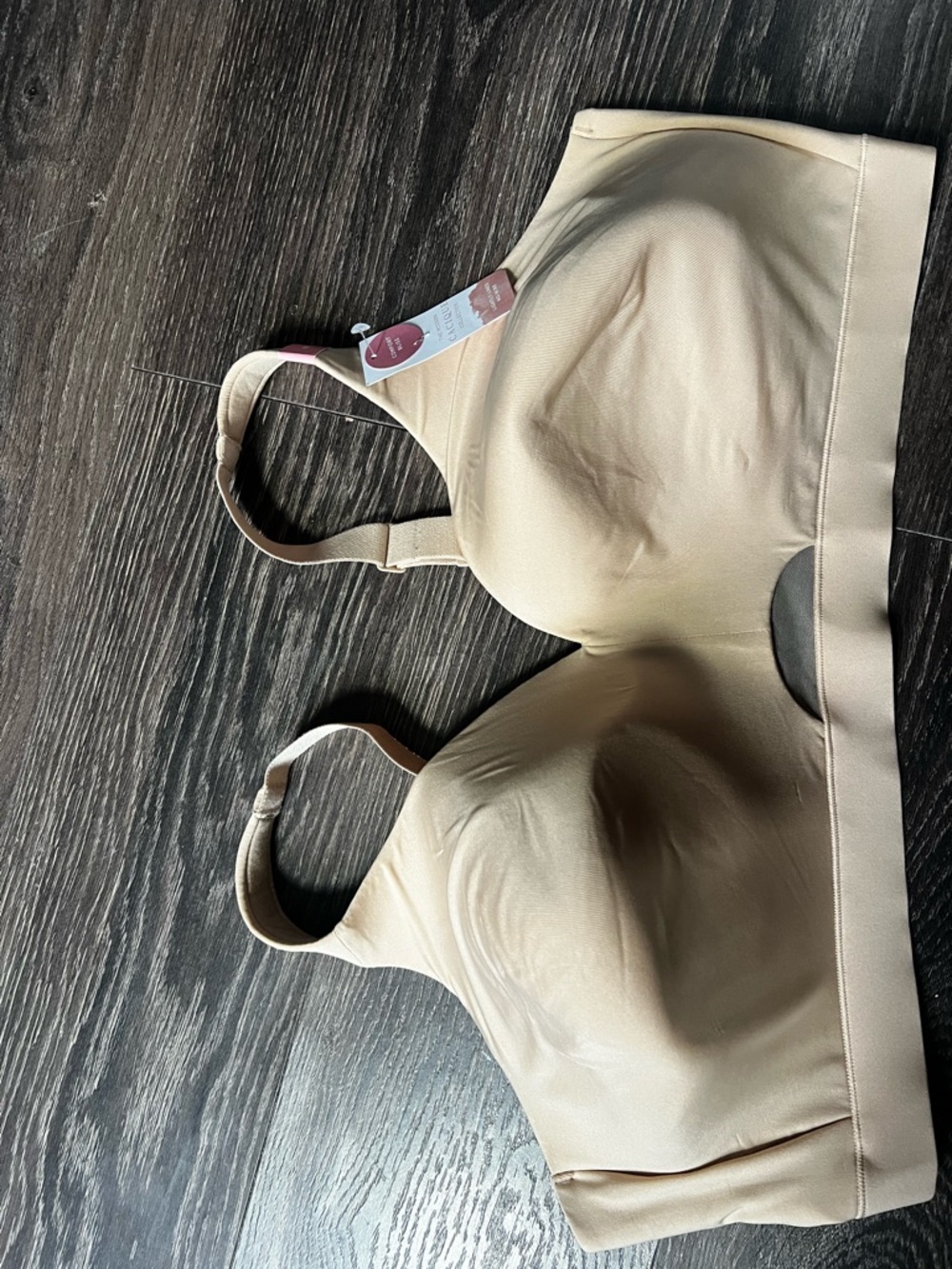 Cacique Nude Beige Full Coverage Wireless Bra